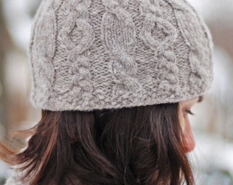 Cedar Lake Cable & Eyelet Hat Knitting Pattern | Etsy