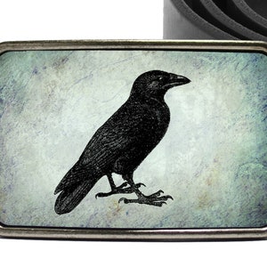 Vintage Raven Belt Buckle image 2