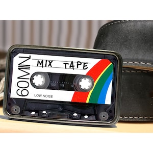 90's Mix Cassette Tape Belt Buckle