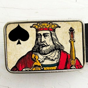 King of Spades Belt Buckle image 1