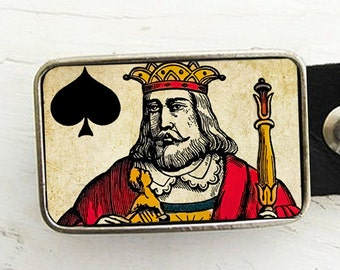 King of Spades Belt Buckle