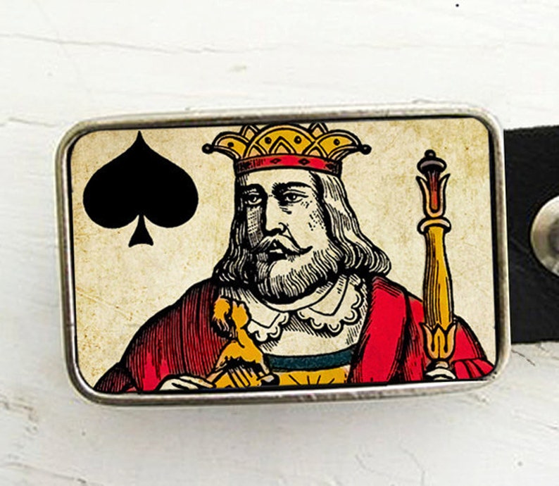 King of Spades Belt Buckle image 1