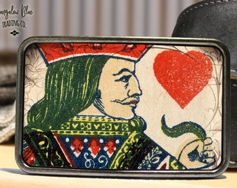 King of Hearts Belt Buckle