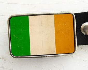 Flag of Ireland Belt Buckle