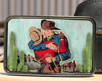 Western Romance Belt Buckle