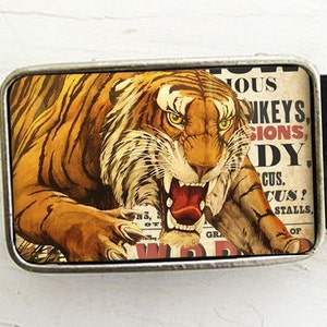 Circus Tiger Belt Buckle image 1