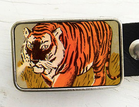 Lion Tiger Big Cat Gothic Tattoo Tribal Wild Animal Life Belt Buckle