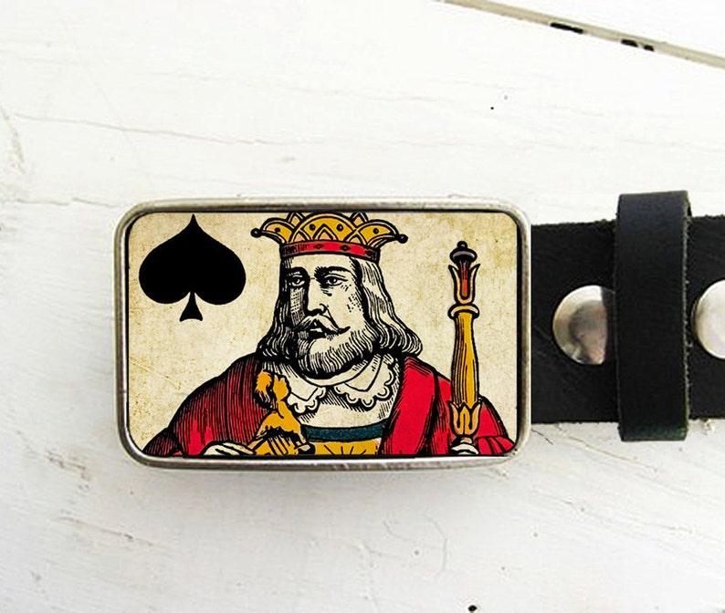 King of Spades Belt Buckle image 2