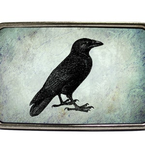 Vintage Raven Belt Buckle image 3