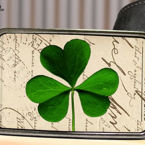 Shamrock Belt Buckle, St Patrick&#39;s Day Fashion