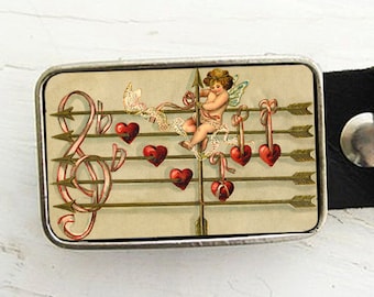 Vintage Cupid Belt Buckle
