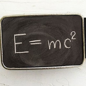 Belt Buckle - Theory of Relativity Formula, Back to School