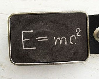 Belt Buckle - Theory of Relativity Formula, Back to School