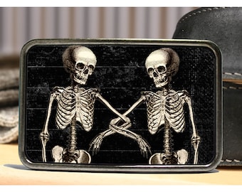 Skeleton Duo Belt Buckle