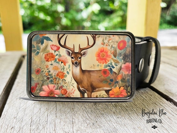 Deer belt buckle outlet
