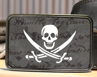 Pirate Flag Belt Buckle Jolly Roger Buckle