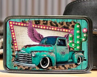 Amazing Vintage Native American Zuni Inlay Blue Gem Turquoise Jet Rainbow Man Silver Buckle Amazing Vintage Native American Zuni Inlay Blue Gem Turquoise Jet Rainbow Man Silver Buckle