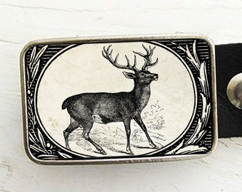 Woodland Deer Belt Buckle