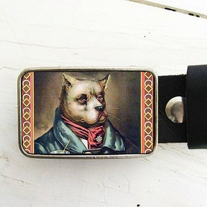 A Dapper Dog Belt Buckle image 2