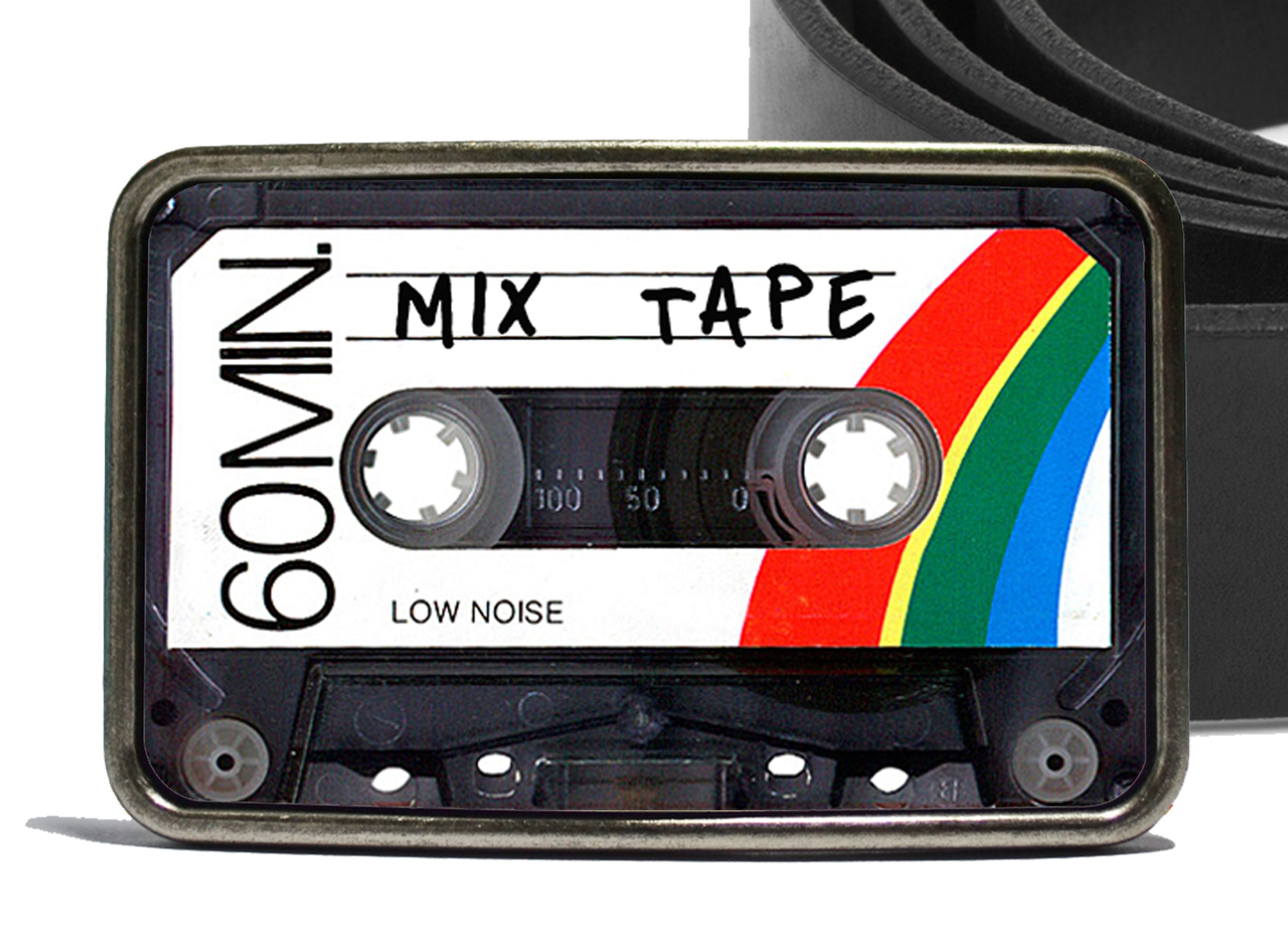 90's Mix Cassette Tape Belt Buckle Etsy
