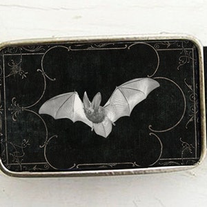 Vintage Bat Belt Buckle - Halloween