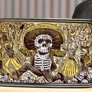 Day of the Dead Skeleton Belt Buckle image 2