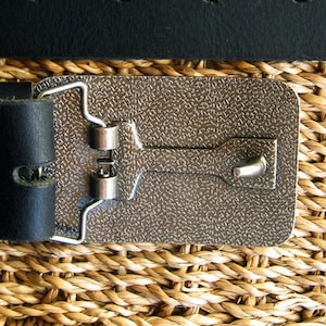 Boucle de ceinture western léopard, crâne de vache image 2