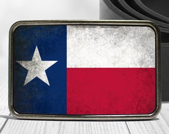 Texas Flag Belt Buckle