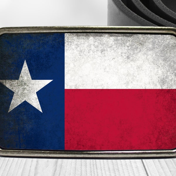 Texas Flag Belt Buckle