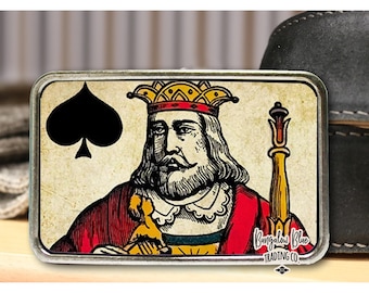 King of Spades Belt Buckle