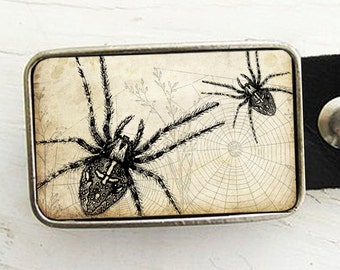 Tarantula Belt Buckle - Halloween