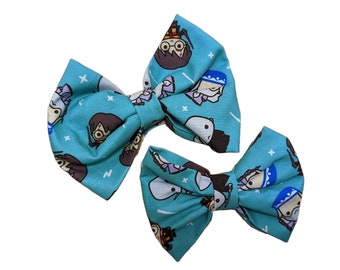 Dog Bow - Harry Potter - Blue