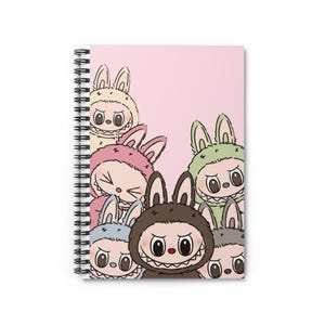 LABUBU Spiral Notebook - Ideal for back to School, Journaling, Gifts, Kids, Creative Writing