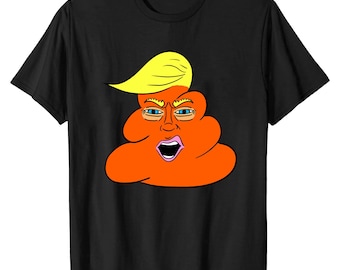 Orange Turd Shirt - Lustiges Präsident Trump Shirt - Lustiges politisches Shirt Trump, Anti-Trumpf - Trumps Ehemann nannte ihn