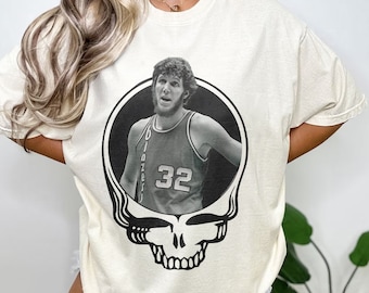 Chemise Bill Walton - Sweat-shirt Rip Grateful Big Bill Walton Dead TShirt