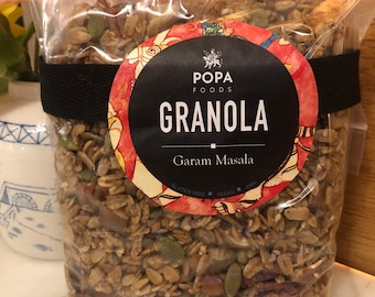 GF, Vegan Granola-Garam Masala