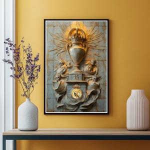 Real Madrid King of Europe 15 UCL Titles | Champions League Glory Art | Legendary Football | DIGITAL DOWNLOAD - Gift for Fans - Bernabeu