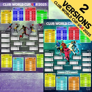 Weltweite Klub-WM 2025 Spielplan (UTC) - Komplette Spielpläne & Ergebnis-Tracker (druckbarer Fußballkalender)