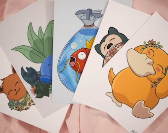 Postcard (5x7) Pokemon
