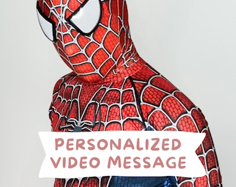 Spiderman Personalized Video Message!  Real Live Character Personalized Videos for Birthday Gifts, Disney Trip Reveals, and More!