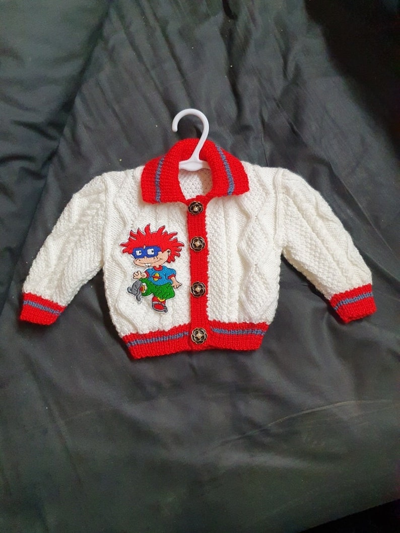 Baby Cardigans with Applications various designs image 10