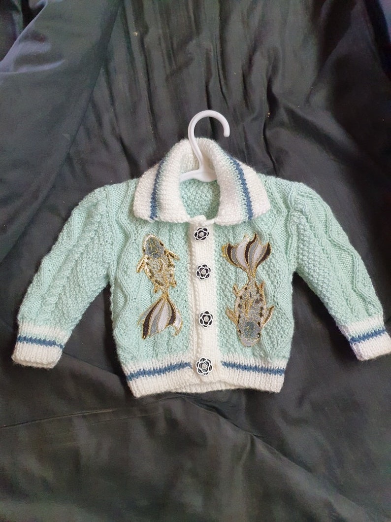 Baby Cardigans with Applications various designs image 1