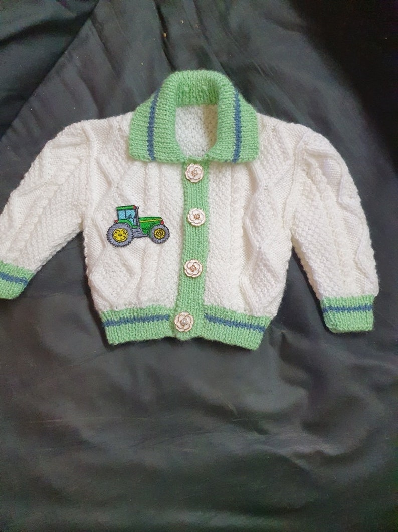 Baby Cardigans with Applications various designs image 6