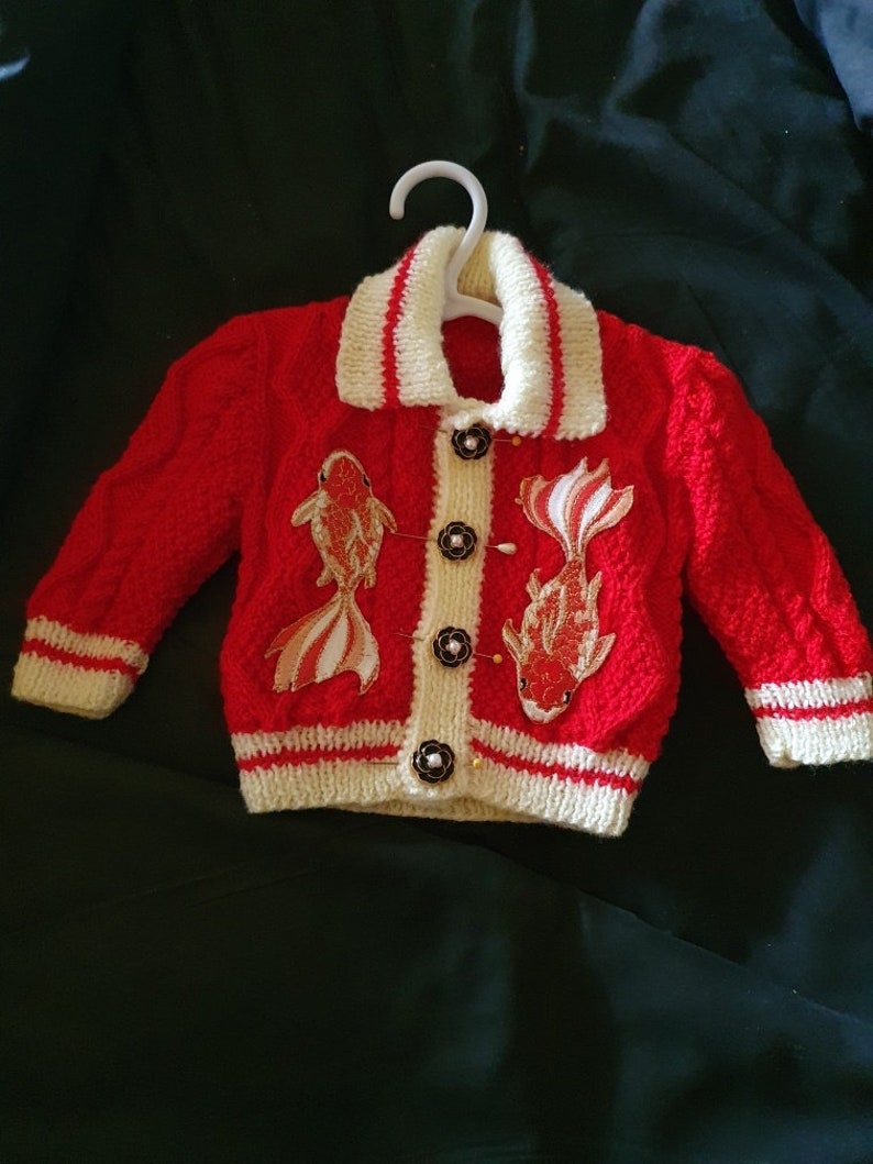 Baby Cardigans with Applications various designs image 3