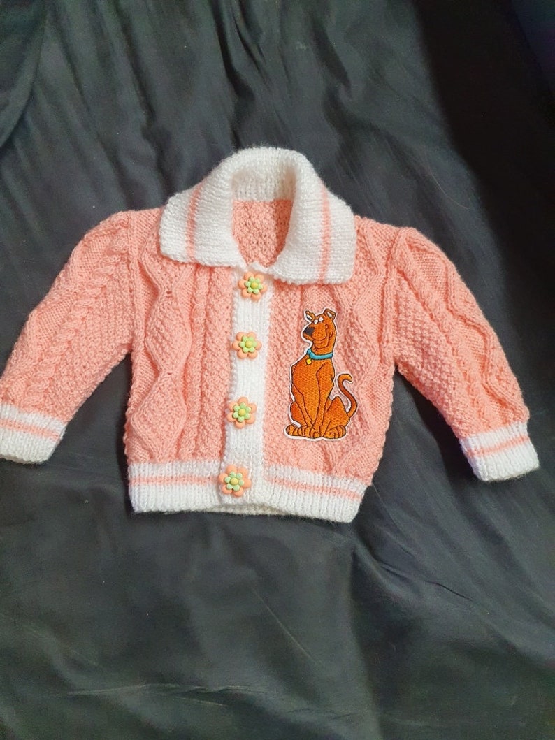 Baby Cardigans with Applications various designs image 7