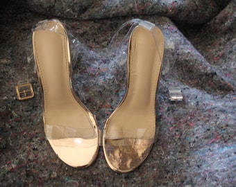 clear plastic shoes for women