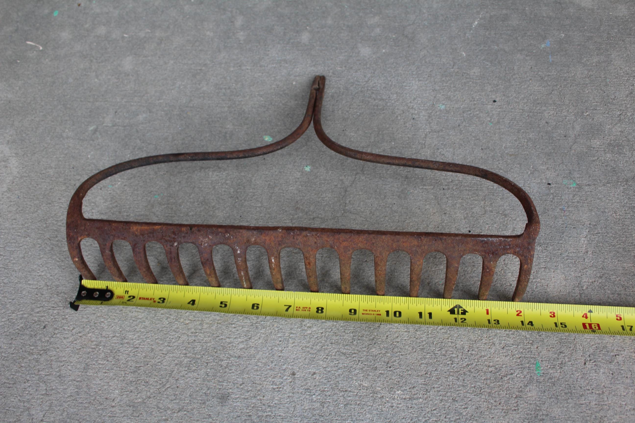 Vintage RUSTY Metal Rock Rake Head Turned DISPLAY / Staging PROP - Etsy