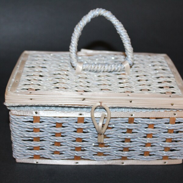Vintage Singer Sewing Basket Etsy