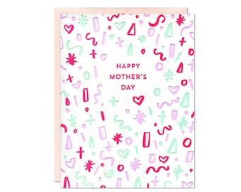 Happy Mother's Day Letterpress Card