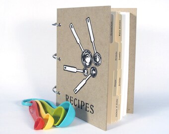 blank recipe book etsy